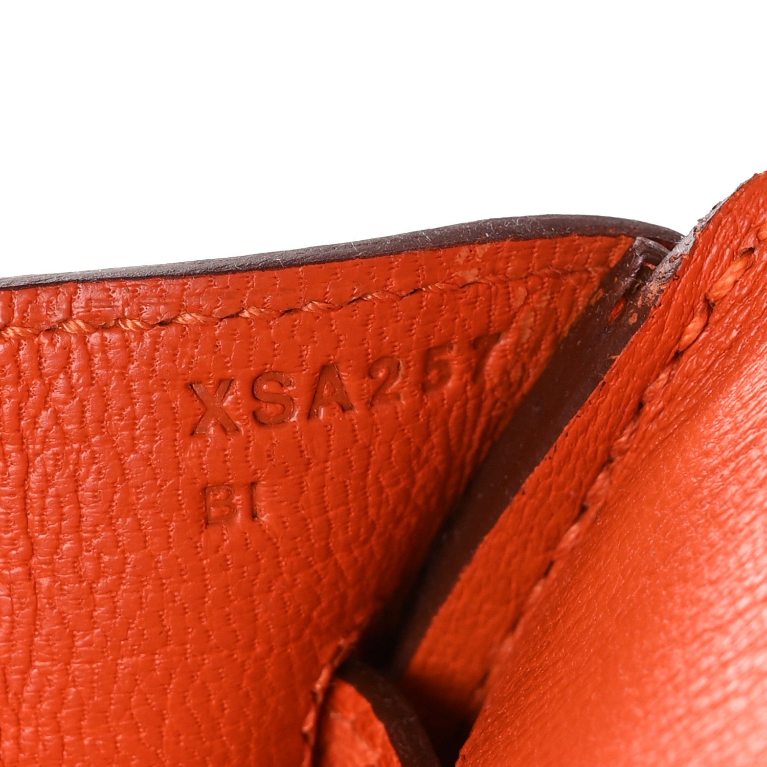 Hermes Ostrich Birkin 30 Orange 7 of 11