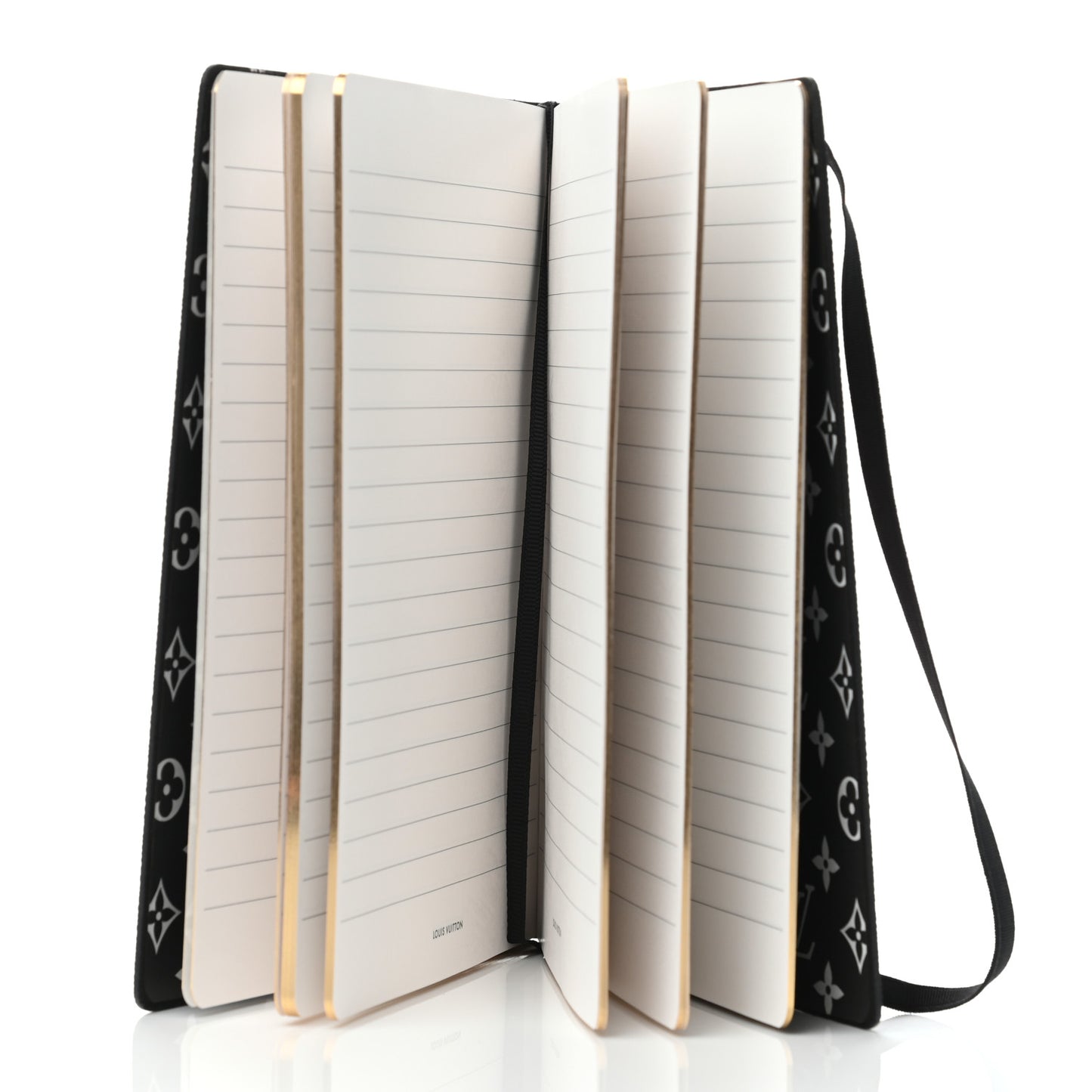 Monogram Giant Crafty Clemence Notebook Creme Rouge Black