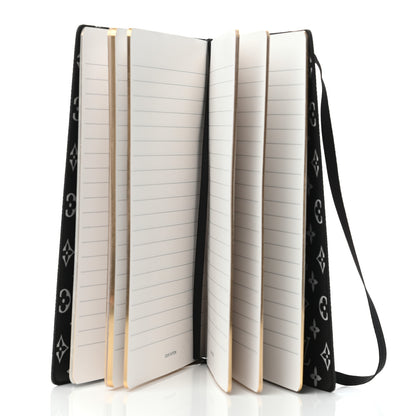 Louis Vuitton Monogram Giant Crafty Clemence Notebook Creme Rouge Black 4 of 4