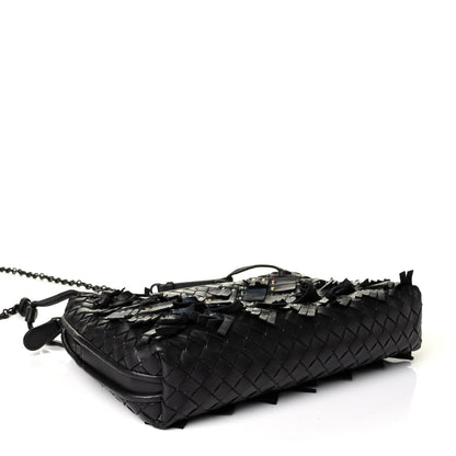 Bottega Veneta Nappa Intrecciato Fringe Studded Nodini Crossbody Messenger Multicolor 3 of 7