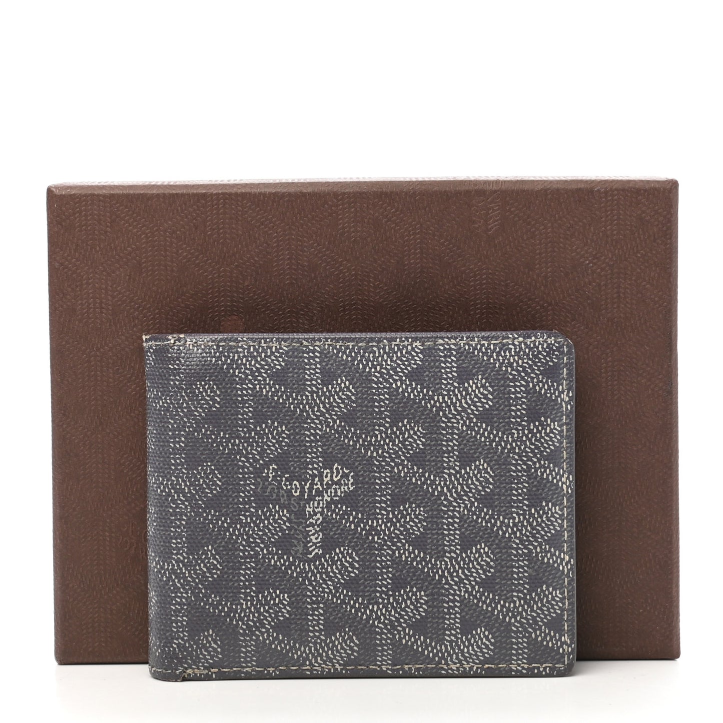 Goyardine Bi-Fold Victoire PM Wallet Grey