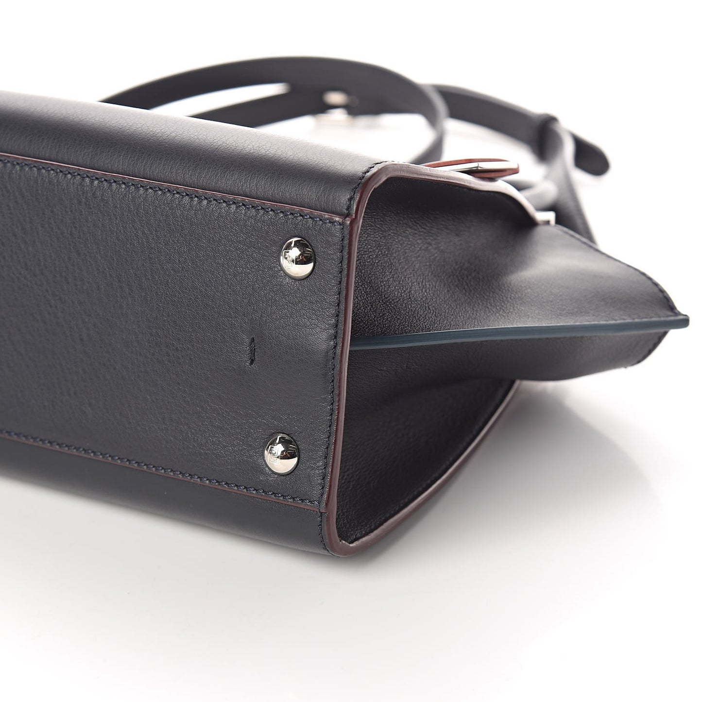 Vitello Dolce Mini 3jours Tote Blue Notte