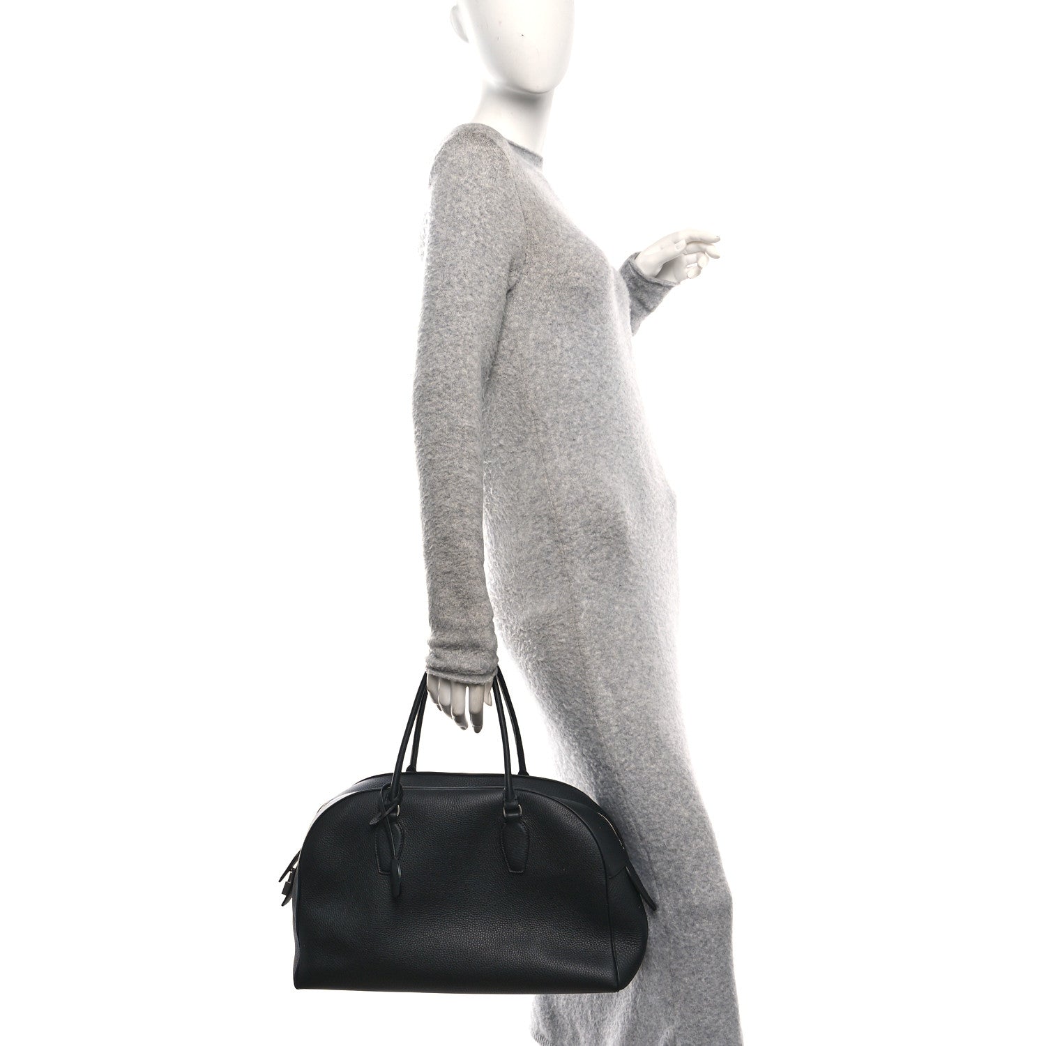 The Row Matte Grained Calfskin India 15.75 Black 2 of 9