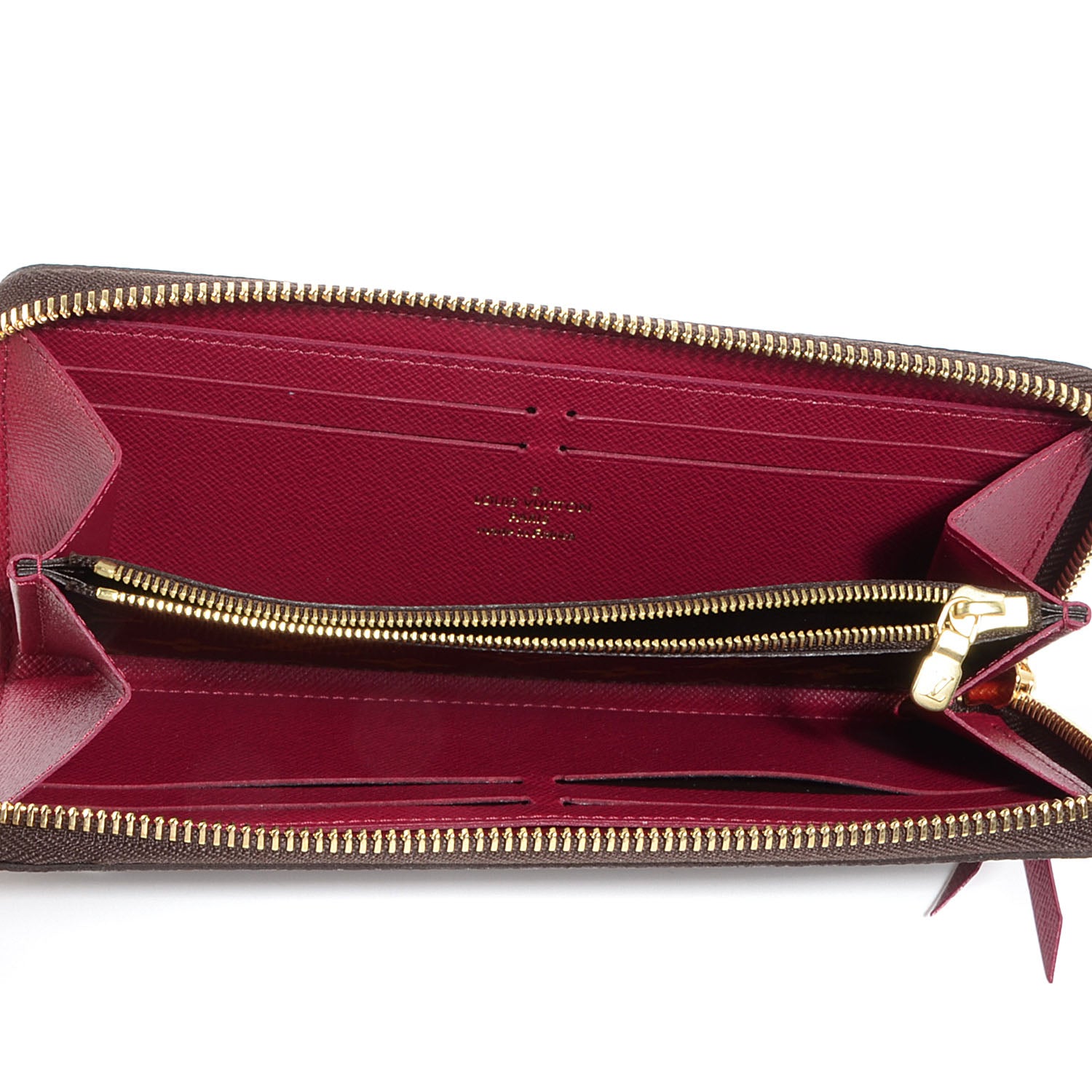 Louis Vuitton Monogram Clemence Wallet Fuchsia 7 of 8