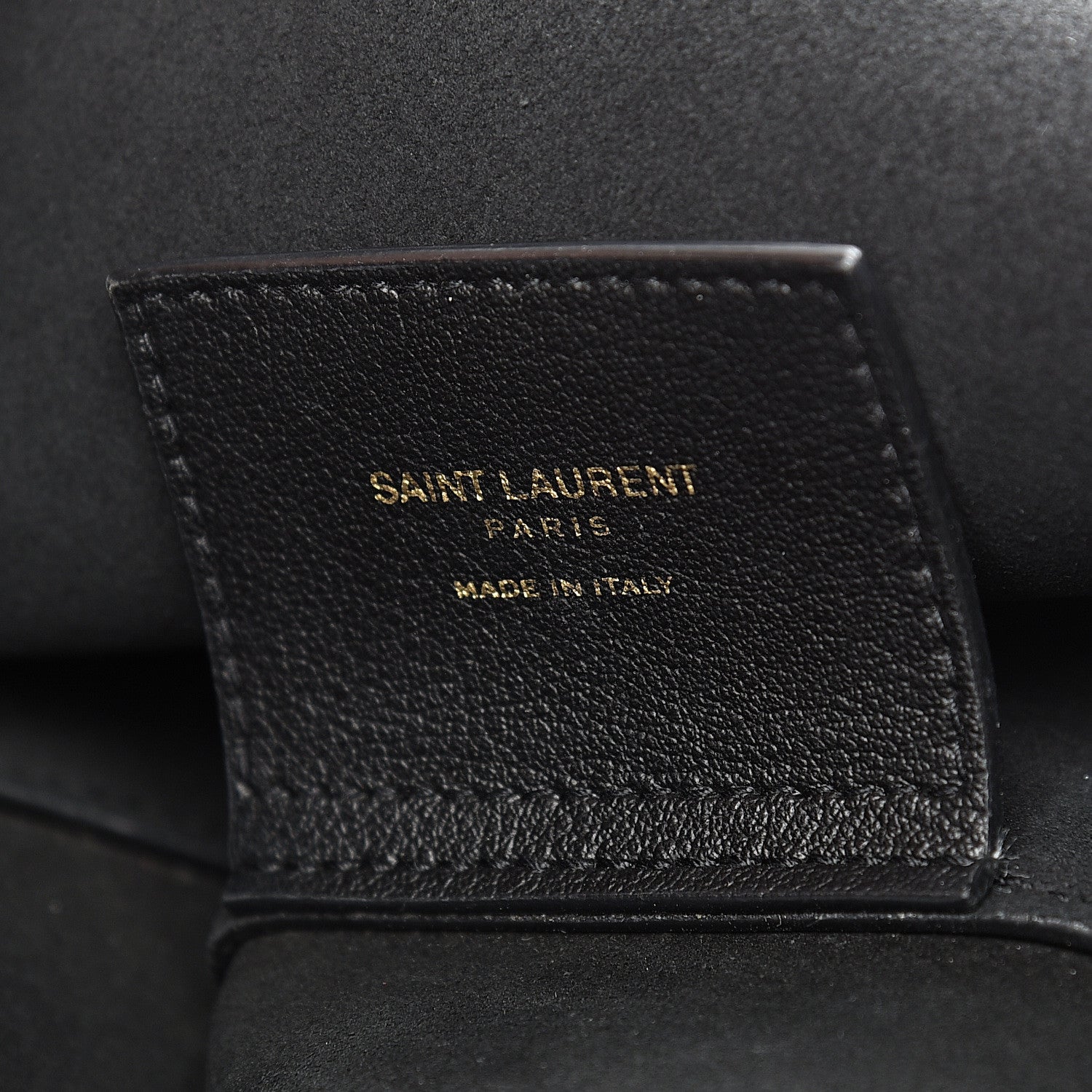Saint Laurent Calfskin Large Shopping Tote Black 6 of 17