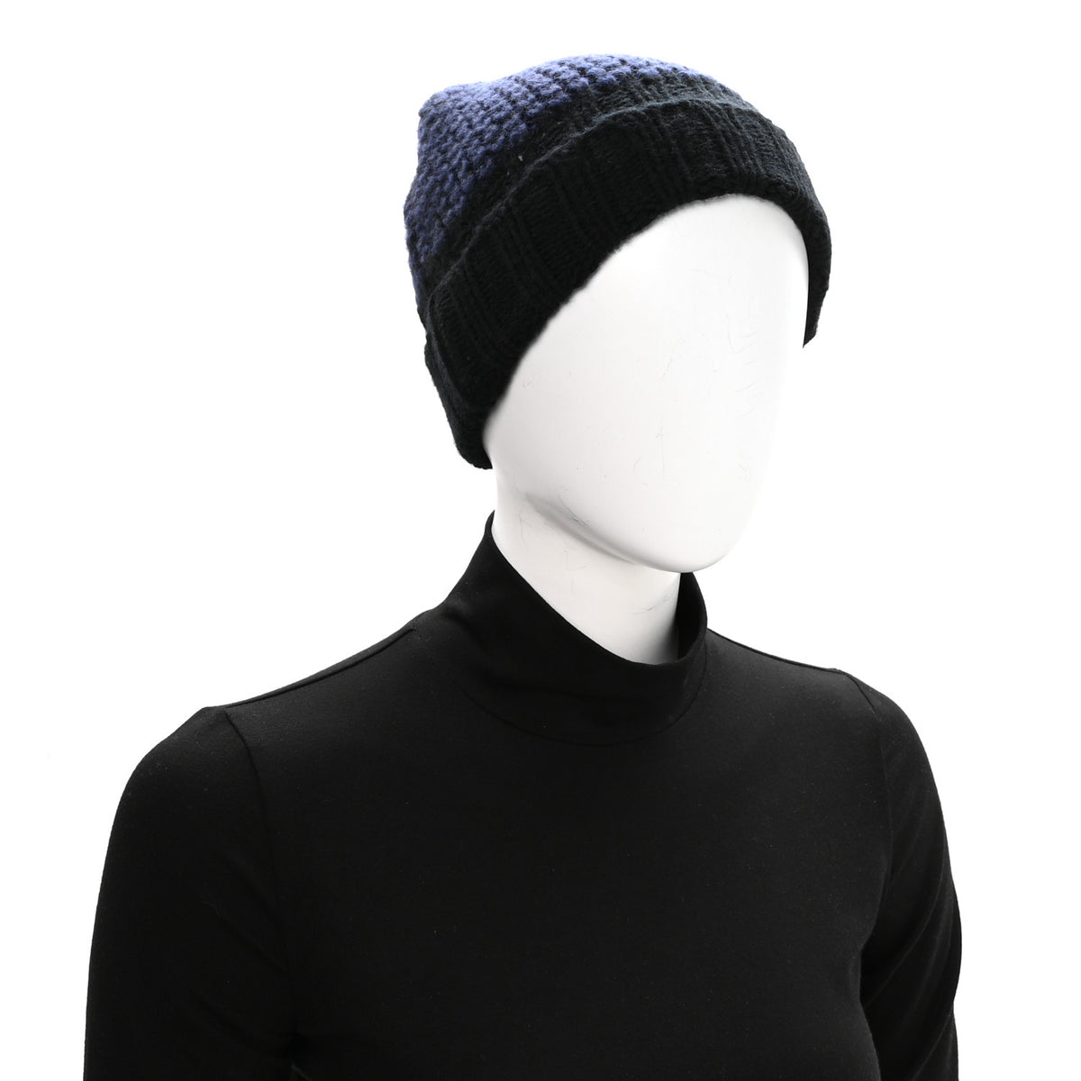 Cashmere CC Shooting Star Beanie Hat Navy Black