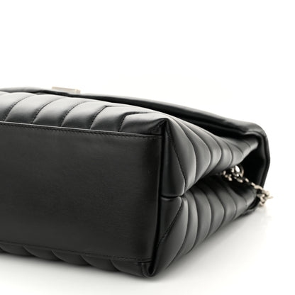 Saint Laurent Calfskin Y Quilted Monogram Medium Loulou Chain Satchel Black 11 of 11