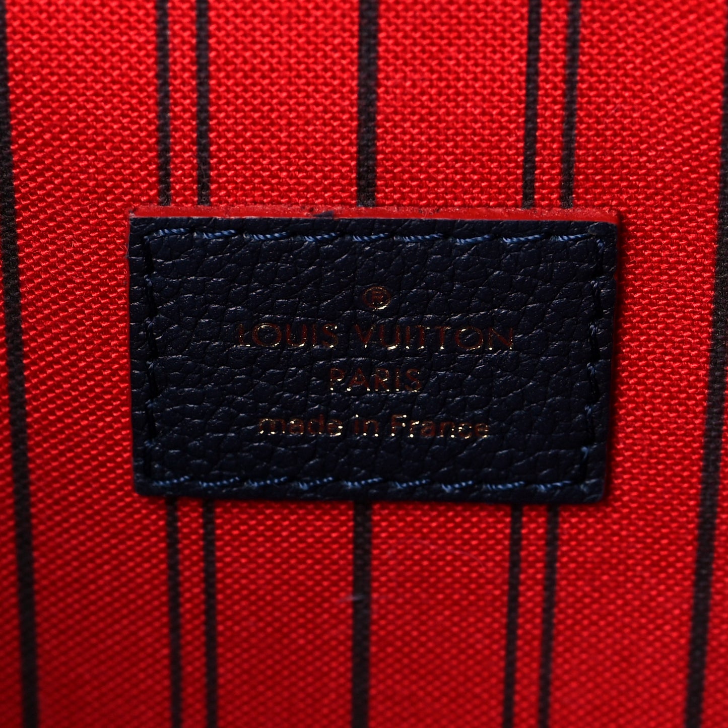 Empreinte Pochette Metis Marine Rouge