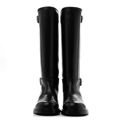 Givenchy Calfskin Voyou Buckle Boots  38 Black 2 of 9