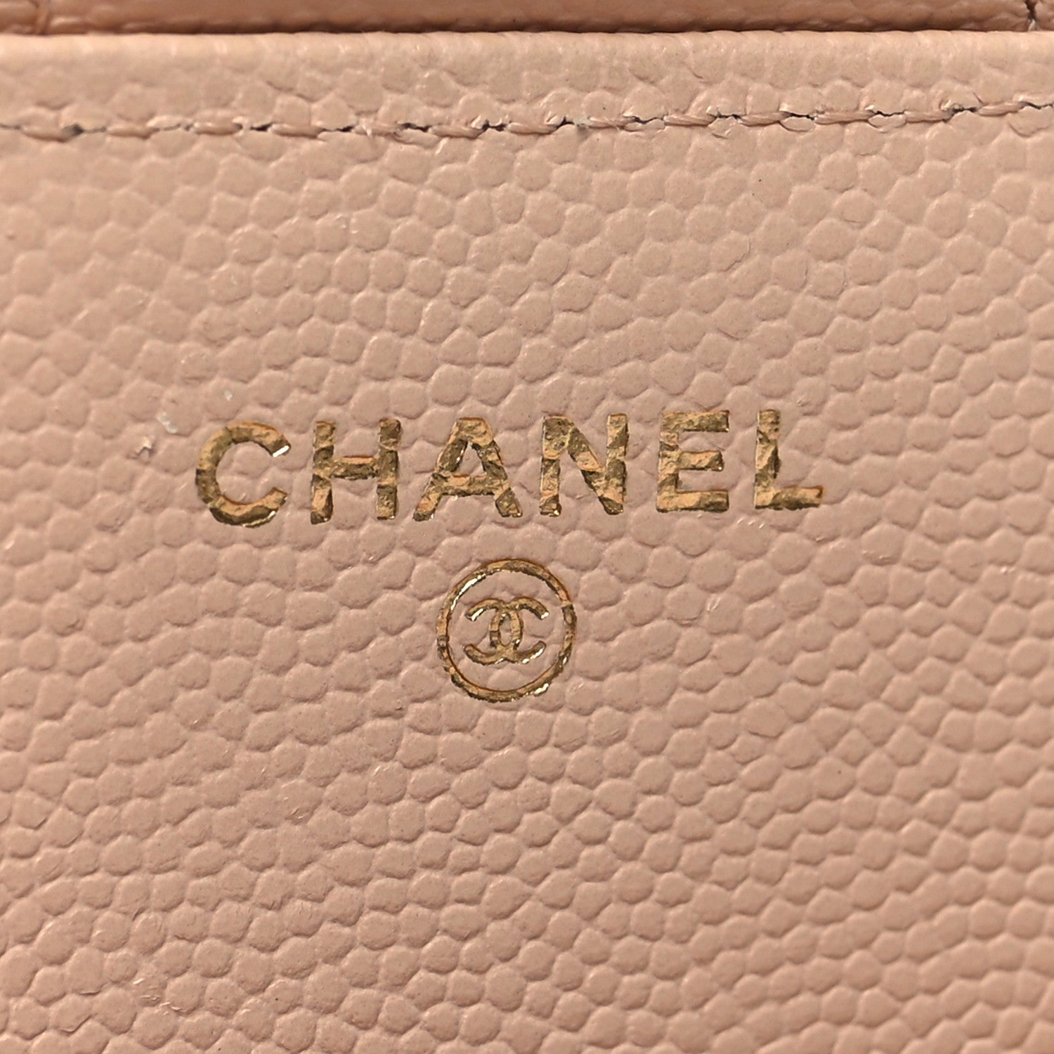 Chanel Caviar Quilted Glasses Case With Chain Beige 6 of 14