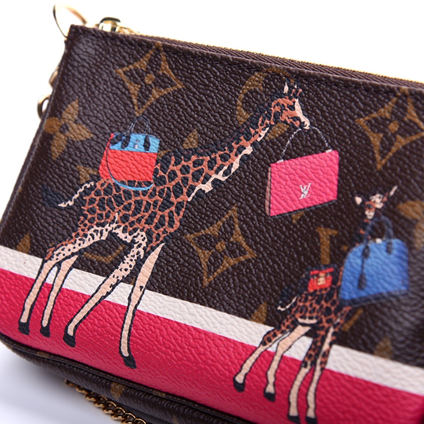 Monogram 2017 Christmas Animation Mini Pochette Accessories