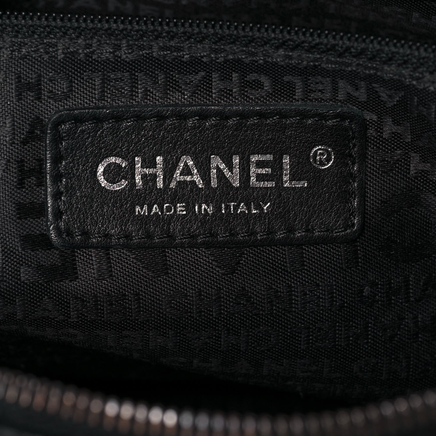 Chanel Caviar Square Stitched Tote Black 5 of 12