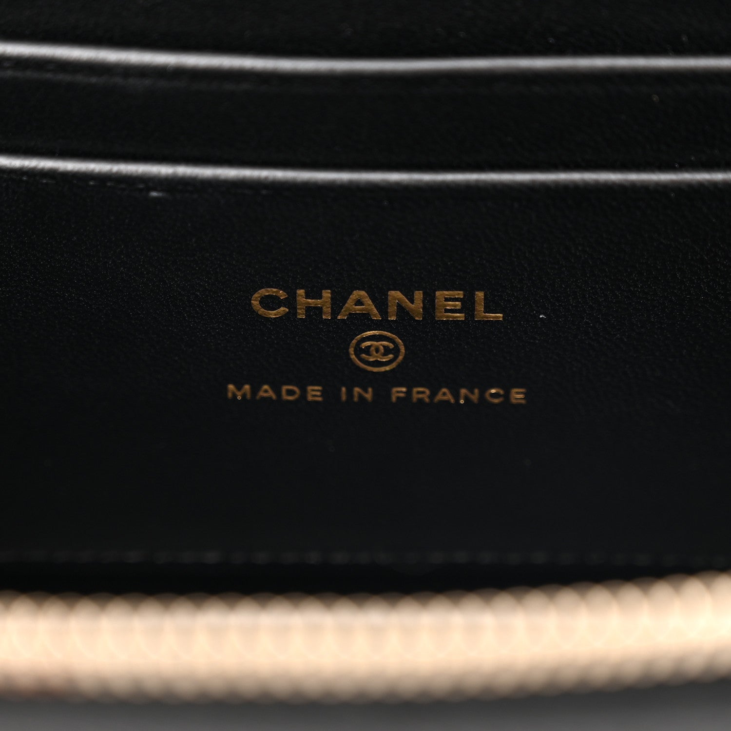 Chanel Lambskin Quilted Small Top Handle Vanity Case With Chain Black 7 of 12