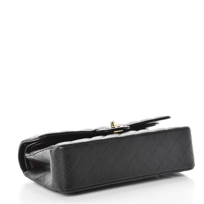 Chanel Caviar Quilted Medium Double Flap Black 4 of 11