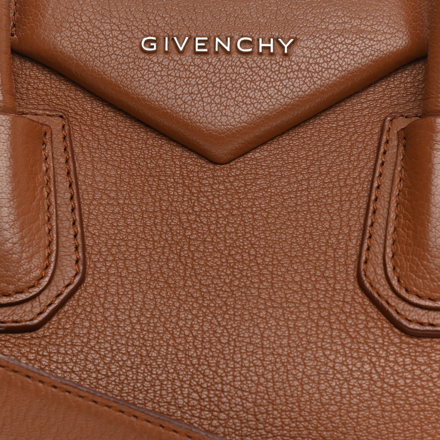 Sugar Goatskin Small Antigona Caramel