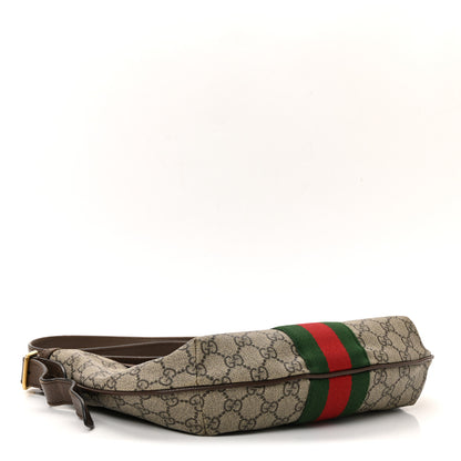 Gucci GG Supreme Monogram Web Small Ophidia Half Moon Hobo Brown 7 of 19