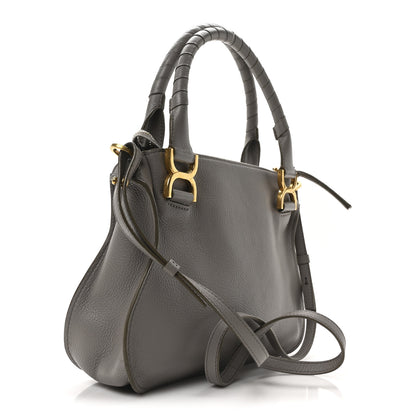 Chloe Calfskin Small Marcie Satchel Cashmere Grey 3 of 9