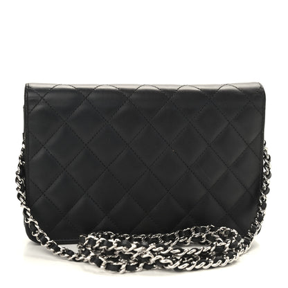 Chanel Calfskin Quilted Cambon Wallet On Chain WOC Black 3 of 10