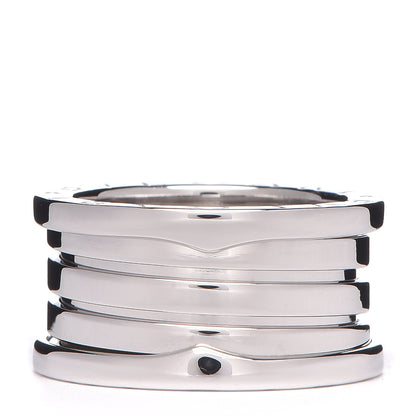 Bulgari 18K White Gold B.Zero1 Four-Band Ring 50 5.25 1 of 8