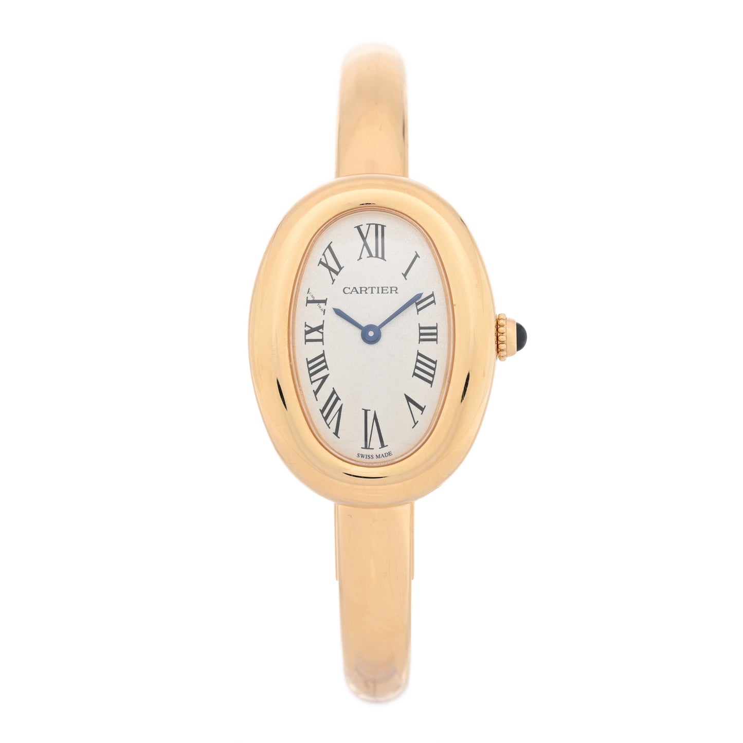18K Yellow Gold 23mm Baignoire Quartz Watch