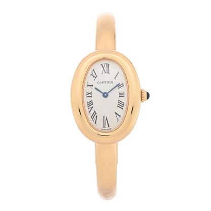 Cartier 18K Yellow Gold 23mm Baignoire Quartz Watch 1 of 4