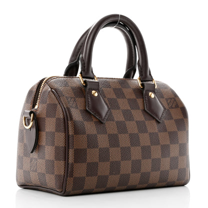 Louis Vuitton Damier Ebene Speedy Bandouliere 20 2 of 9