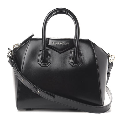 Givenchy Shiny Lord Calfskin Mini Antigona Black 1 of 11
