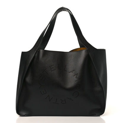 Stella McCartney Eco Alter Nappa East West Perforated Tote Black 3 of 9