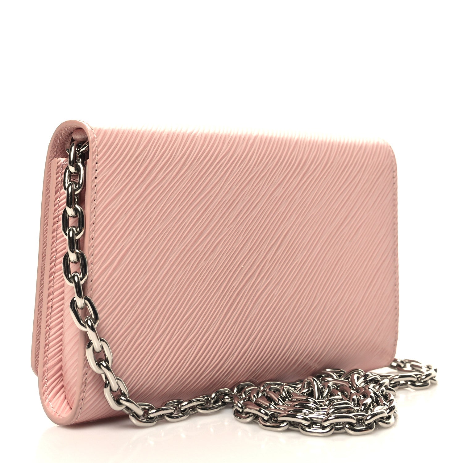Louis Vuitton Epi Twist Chain Wallet Rose Ballerine 3 of 9