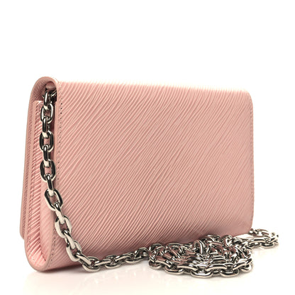 Louis Vuitton Epi Twist Chain Wallet Rose Ballerine 3 of 9