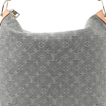 Louis Vuitton Monogram Denim Coussin Hobo MM Washed Gray 7 of 9