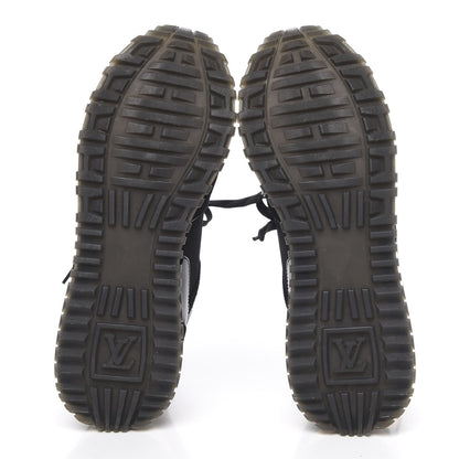 Louis Vuitton Suede Monogram Run Away Sneakers 36 Black 5 of 8