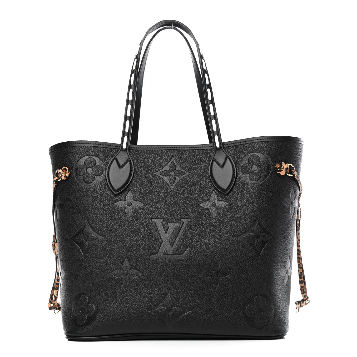 Louis Vuitton Empreinte Monogram Giant Wild At Heart Neverfull MM Black 1 of 4