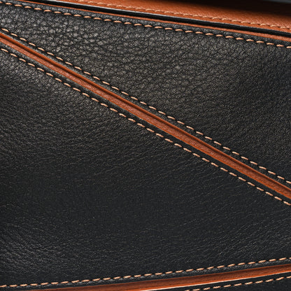 Loewe Calfskin Mini Puzzle Bag Tan Black 7 of 9