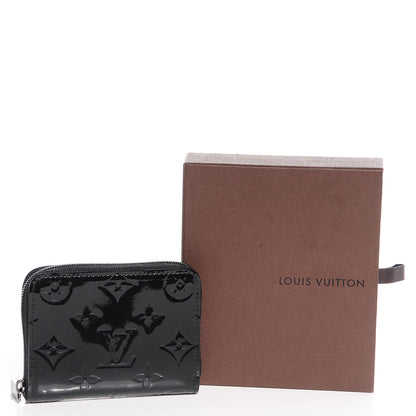 Louis Vuitton Vernis Zippy Coin Purse Wallet Noir Magnetique 4 of 8