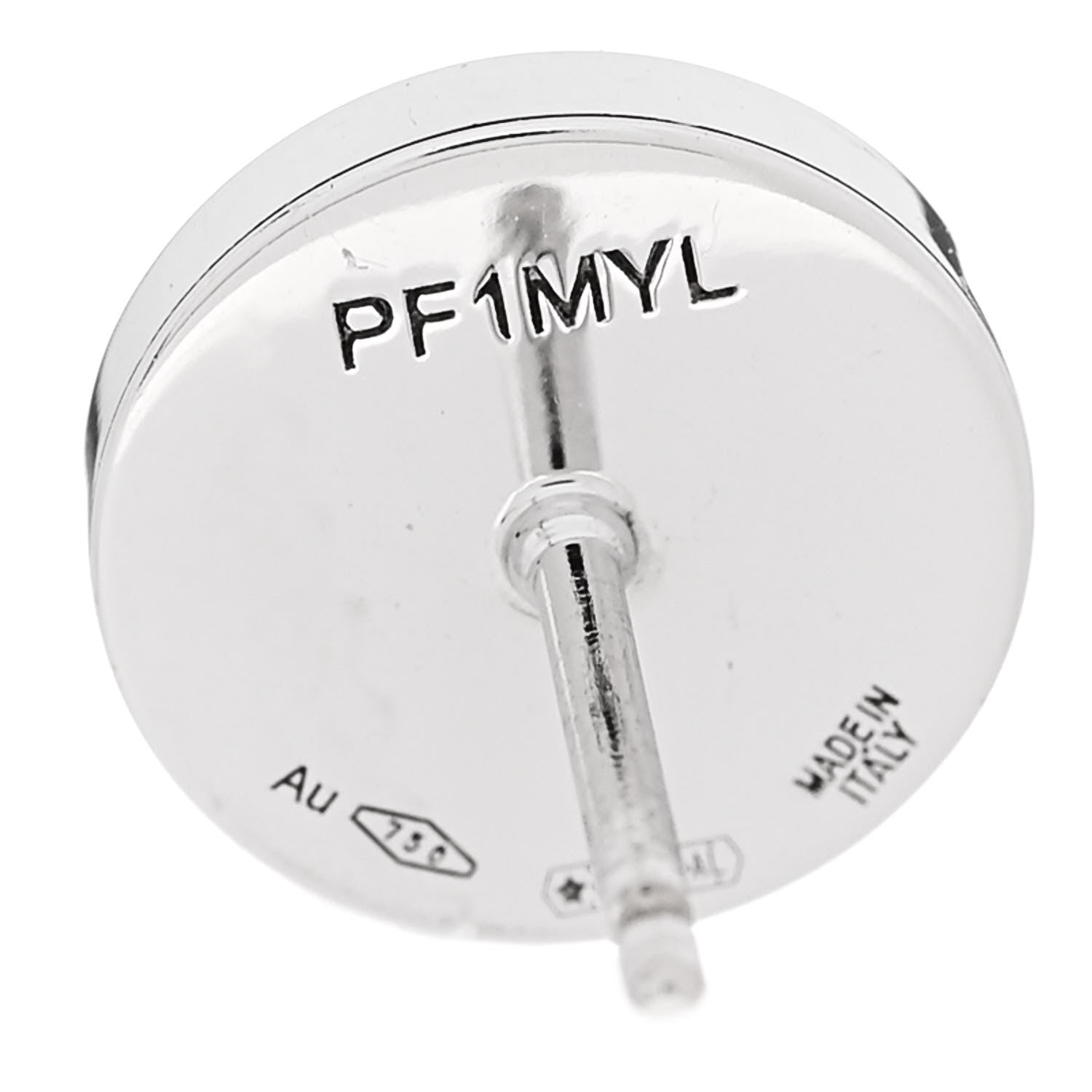 Bulgari 18K White Gold Black Onyx BVLGARI BVLGARI Single Stud Earring 4 of 4