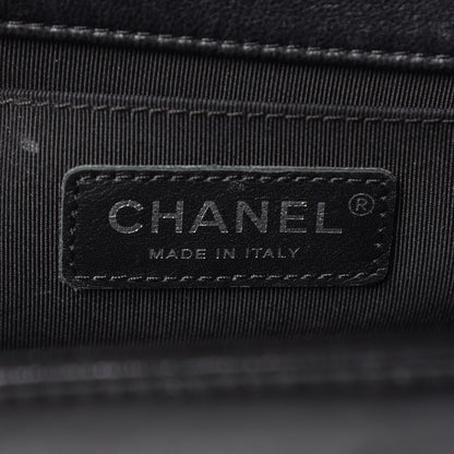 Chanel Lambskin Quilted Medium Boy Flap Black 6 of 15