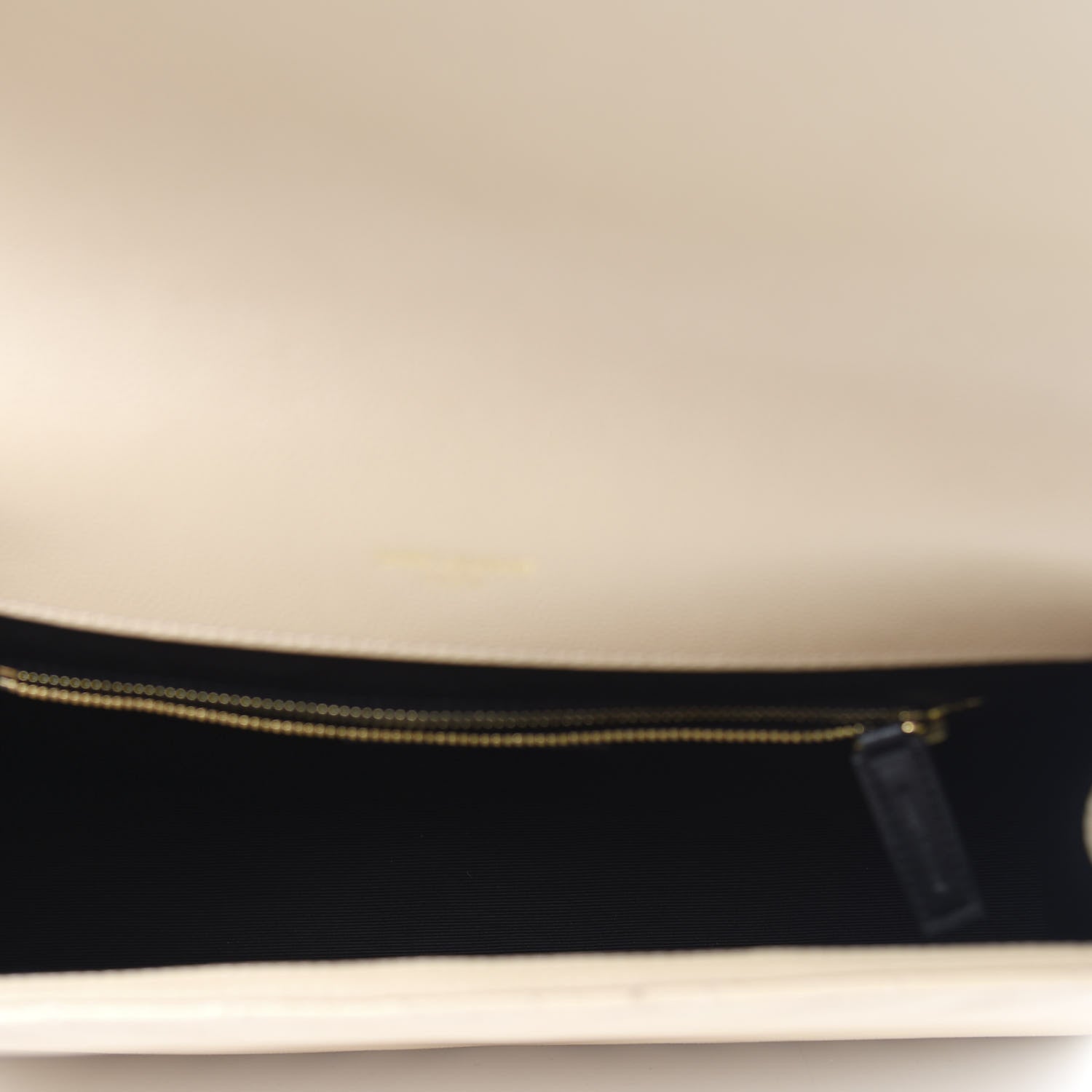 Saint Laurent Grain De Poudre Matelasse Chevron Large Monogram Satchel Nude Powder 4 of 11