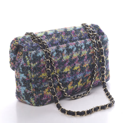 Chanel Knit Medium Single Flap Multicolor 3 of 11