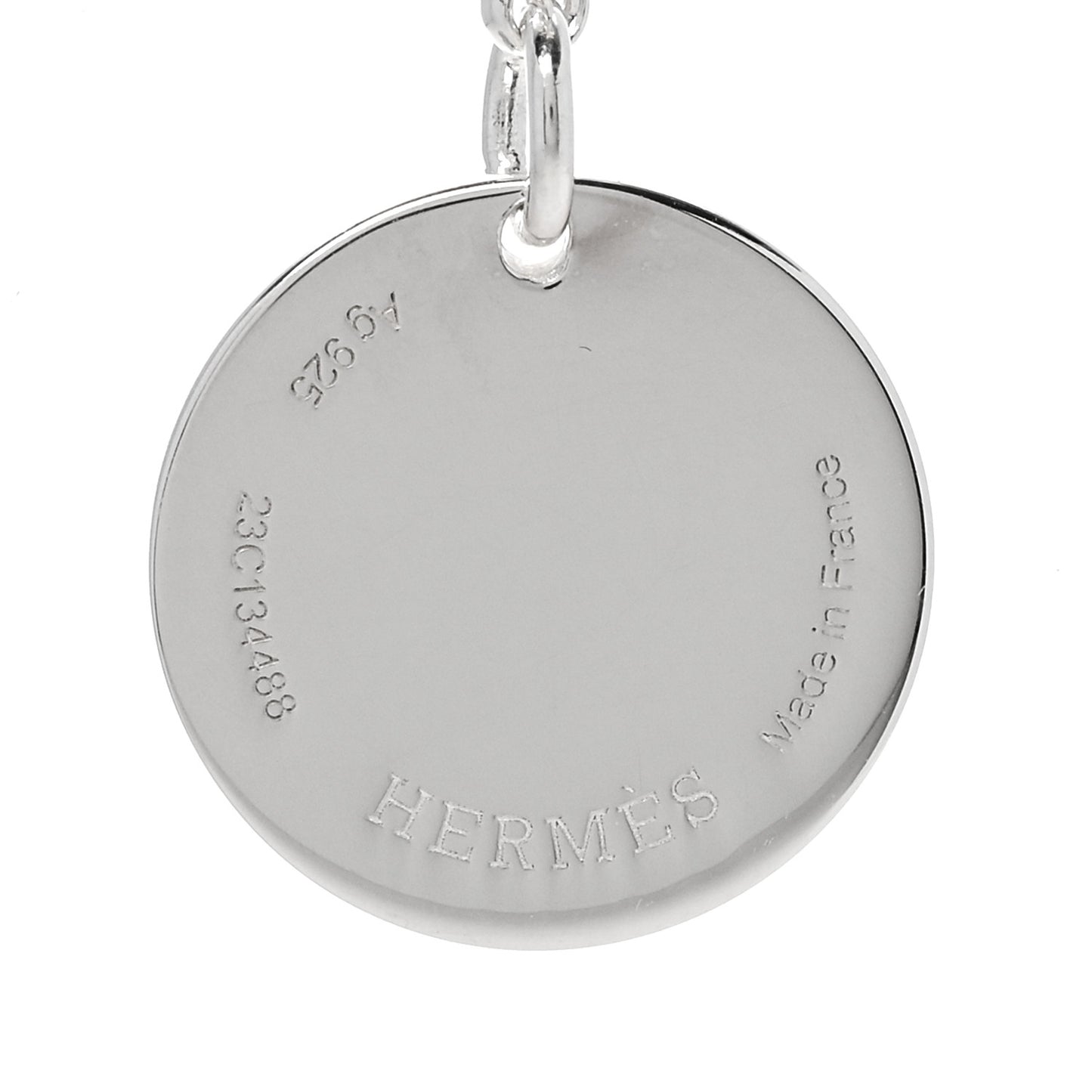 Sterling Silver 18K Rose Gold PM Ex-Libris Pendant Necklace