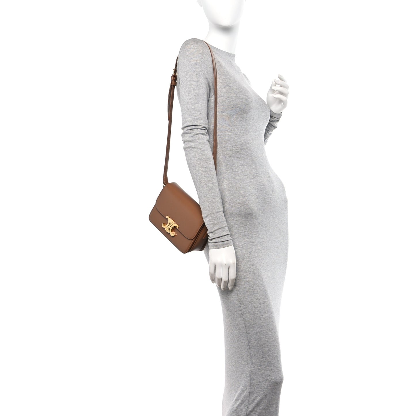 Shiny Calfskin Teen Triomphe Bronze
