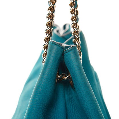 Gucci Vitello Range Medium Soho Chain Shoulder Bag Deep Cobalt 15 of 16