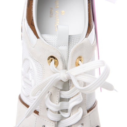 Louis Vuitton Suede Reverse Monogram Run Away Sneakers 40 White 8 of 8