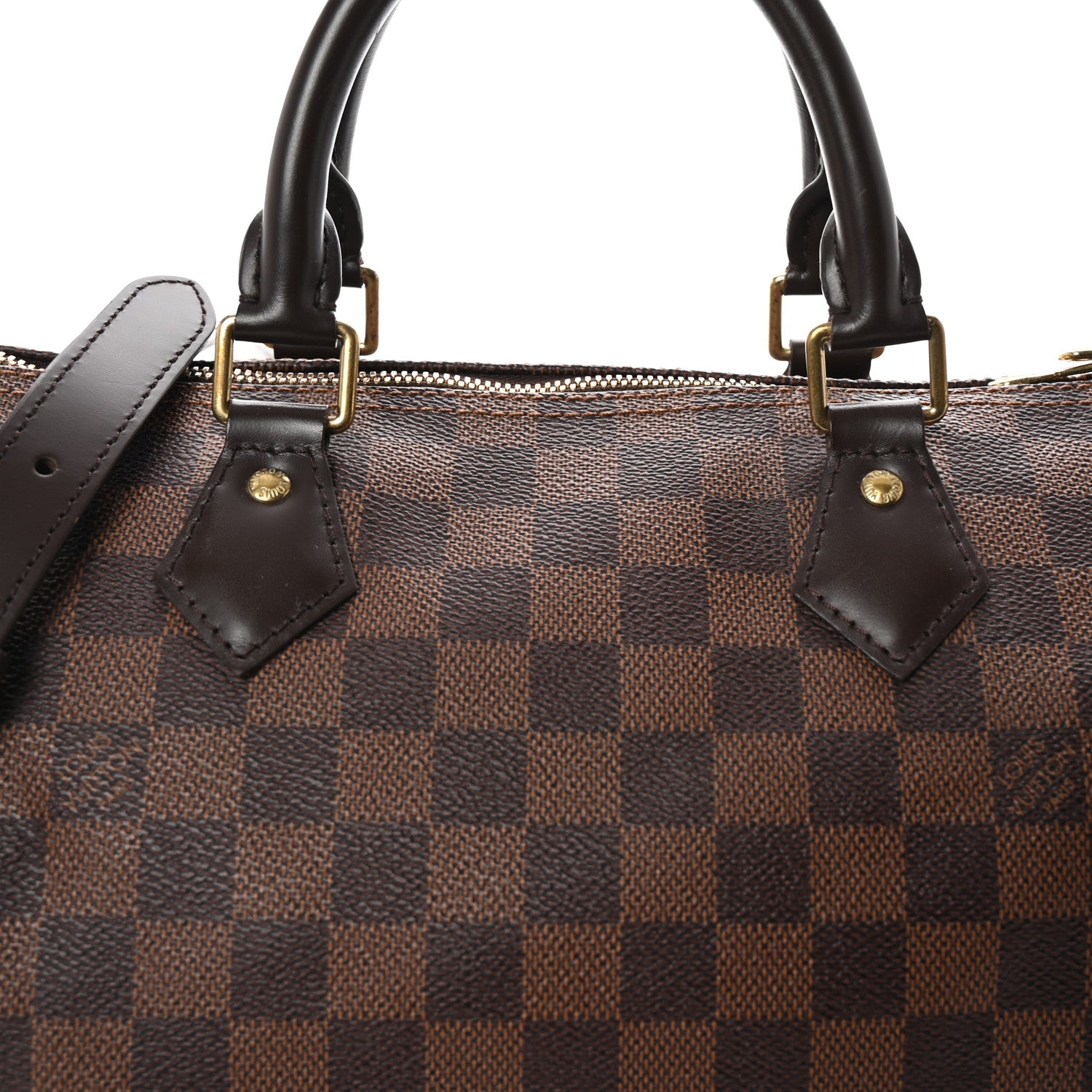 Louis Vuitton Damier Ebene Speedy Bandouliere 30 8 of 10