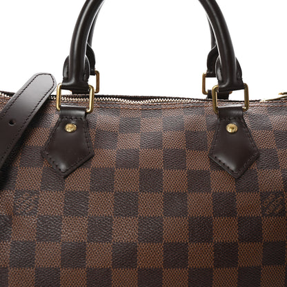 Louis Vuitton Damier Ebene Speedy Bandouliere 30 8 of 10