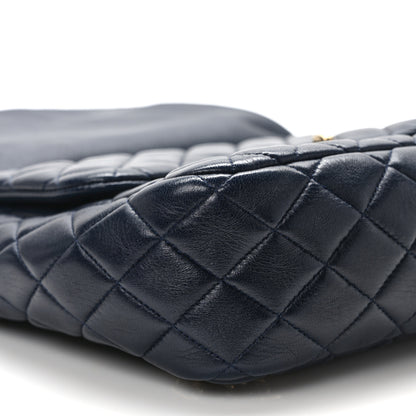 Chanel Lambskin Quilted Large In Seoul Backpack Navy 7 of 8