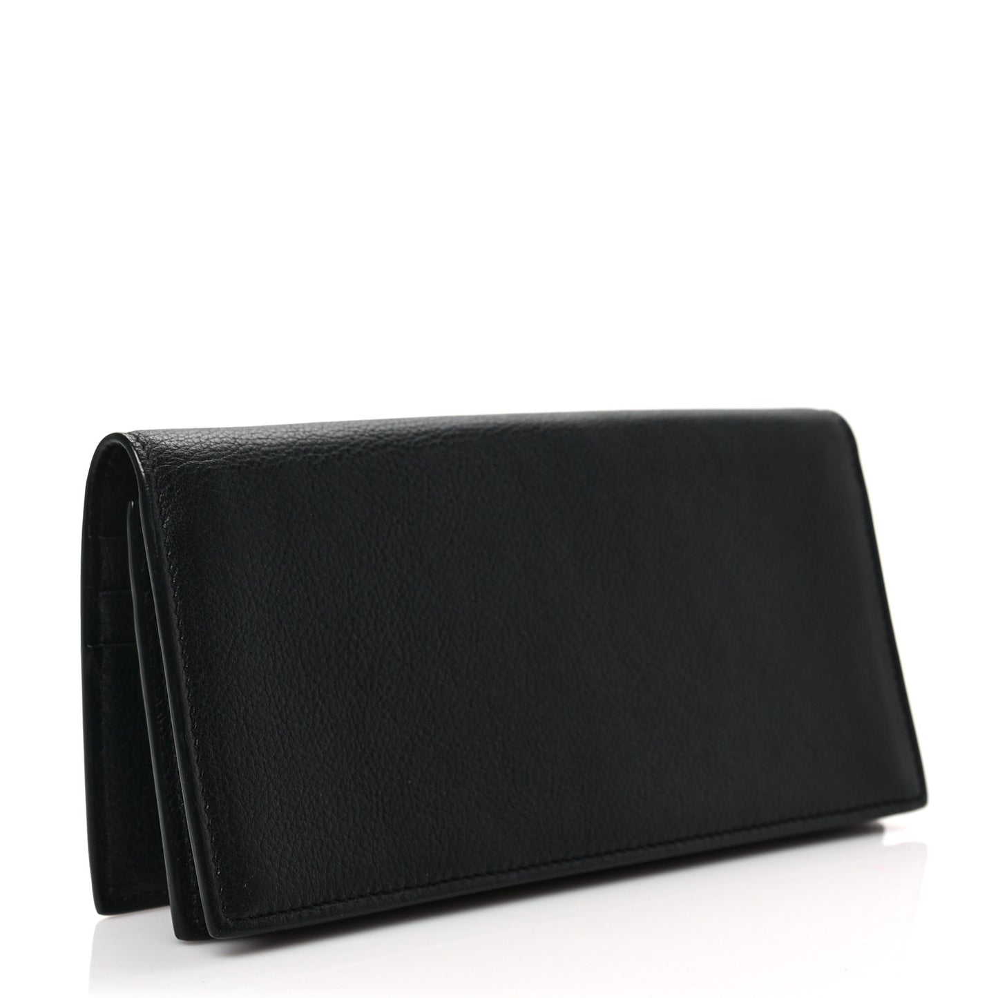 Calfskin Tiny Monogram Cassandre Wallet Black