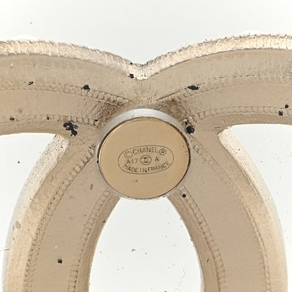 Chanel Lucite Pearl CC Cuff Light Gold 3 of 3