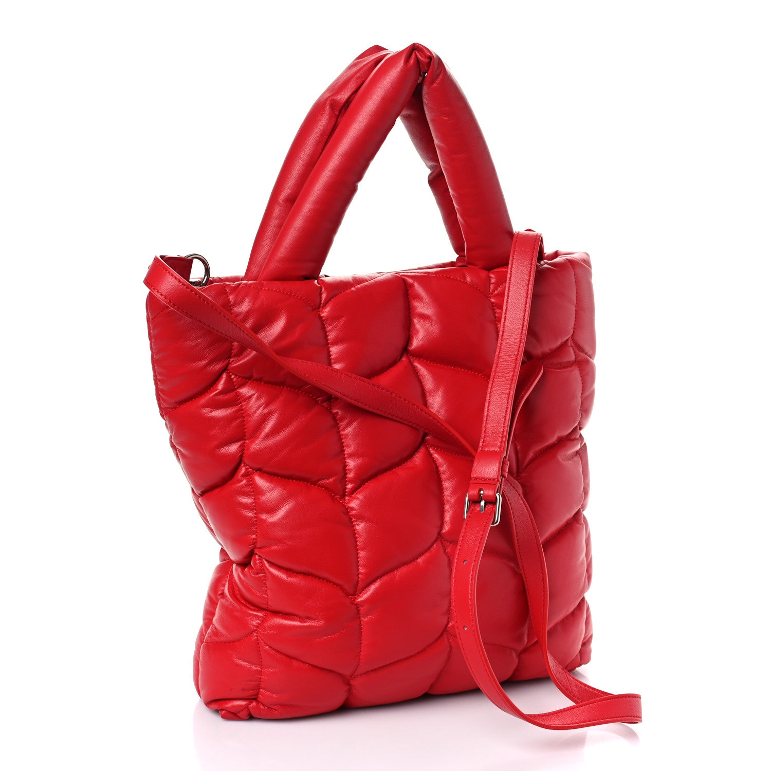Mulberry Nappa Pillow Quilted Big Softie Tote Lancaster Red 2 of 8