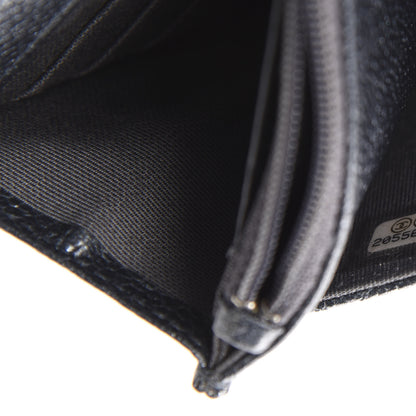 Chanel Iridescent Caviar Quilted Wallet On Chain WOC Black 10 of 12